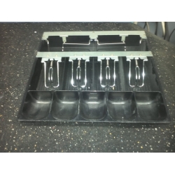 Cash Tray Insert ,6 Bill 5 Coin, 14 3/8 x 14.5" 2.25" tall Cash Tray Insert ,6 Bill 5 Coin, 14 3/8 x 14.5" 2.25" tall